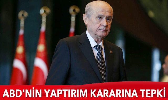 MHP Genel Başkanı Devlet Bahçeli, ABD'nin yaptırım kararlarına ilişkin "Trump yönetimi giderayak “Yaptırımlar Yoluyla Amerika’nın Hasımlarıyla Mücadele Yasası” kapsamında, Türkiye’ye kabulü imkansız yaptırımlar açıklamıştır. ABD’nin dostluk anlayışı hasımlığa dümen kırmıştır. Bu durum skandal olmakla birlikte saygısızlık ve nezaketsizliktir" dedi